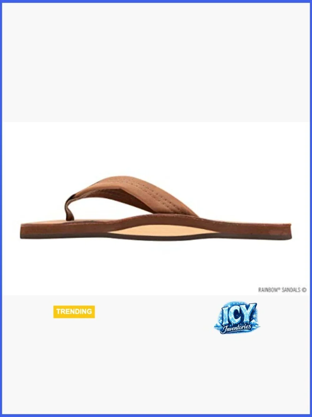 Men's Single Layer Premier Leather Sandals